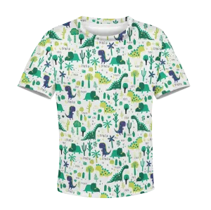 Dinosaurs with tree Kid Custom Cosplay Hoodies Apparel