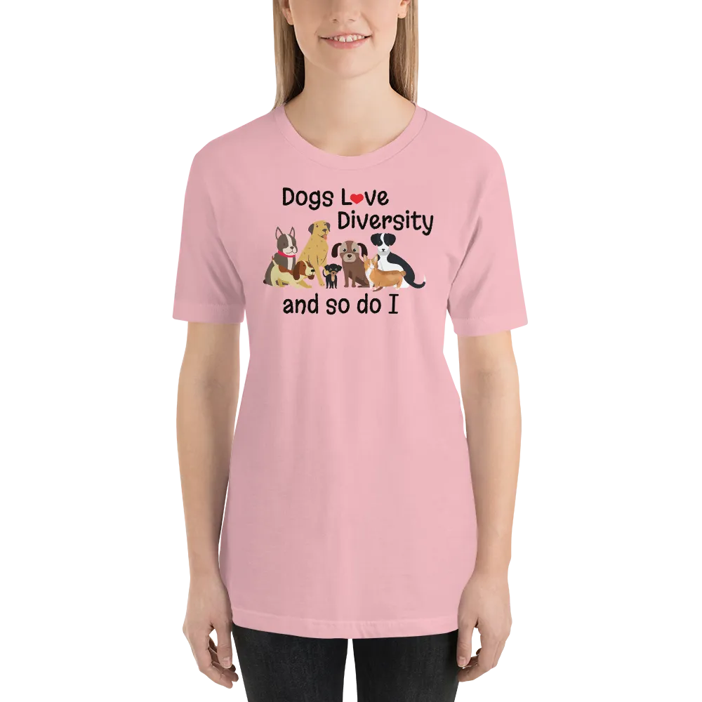 Dogs Love Diversity T-Shirts - Light