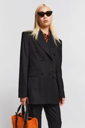 Double Breasted Blazer Black