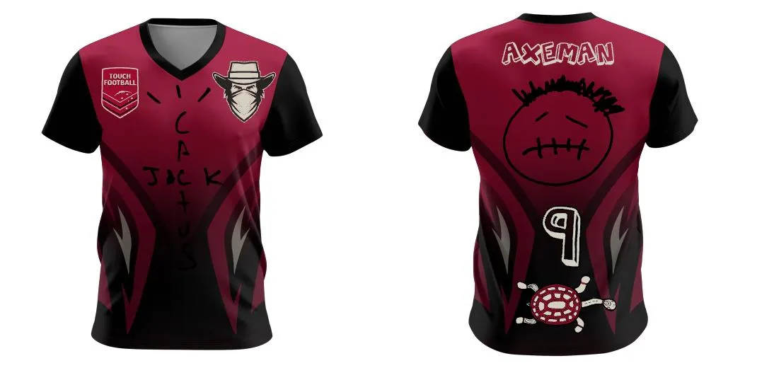 Dragons V Neck Warmup Shirt Design Your Own Custom