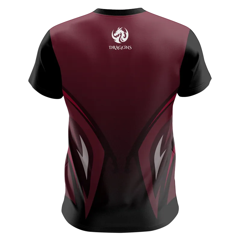 Dragons V Neck Warmup Shirt Design Your Own Custom
