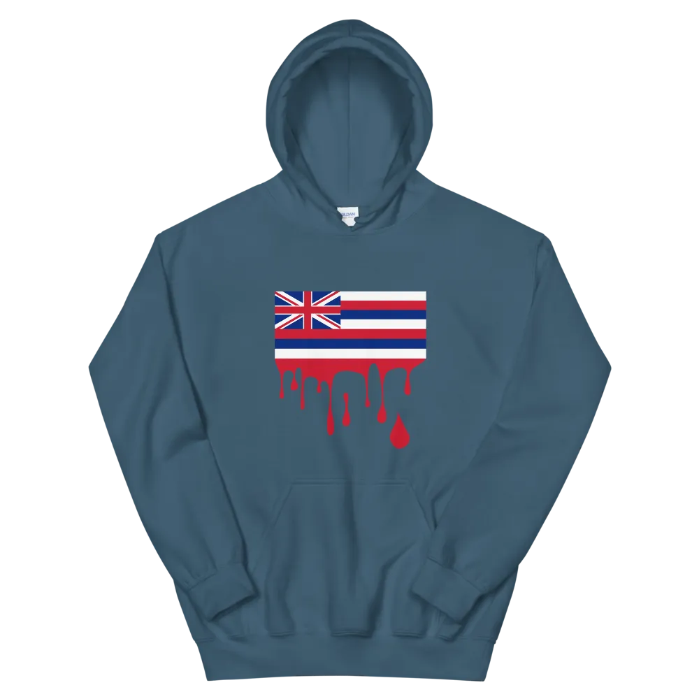 Drip Hawaii Union Jack - Flag Horizontal *ADULT HOODIE*