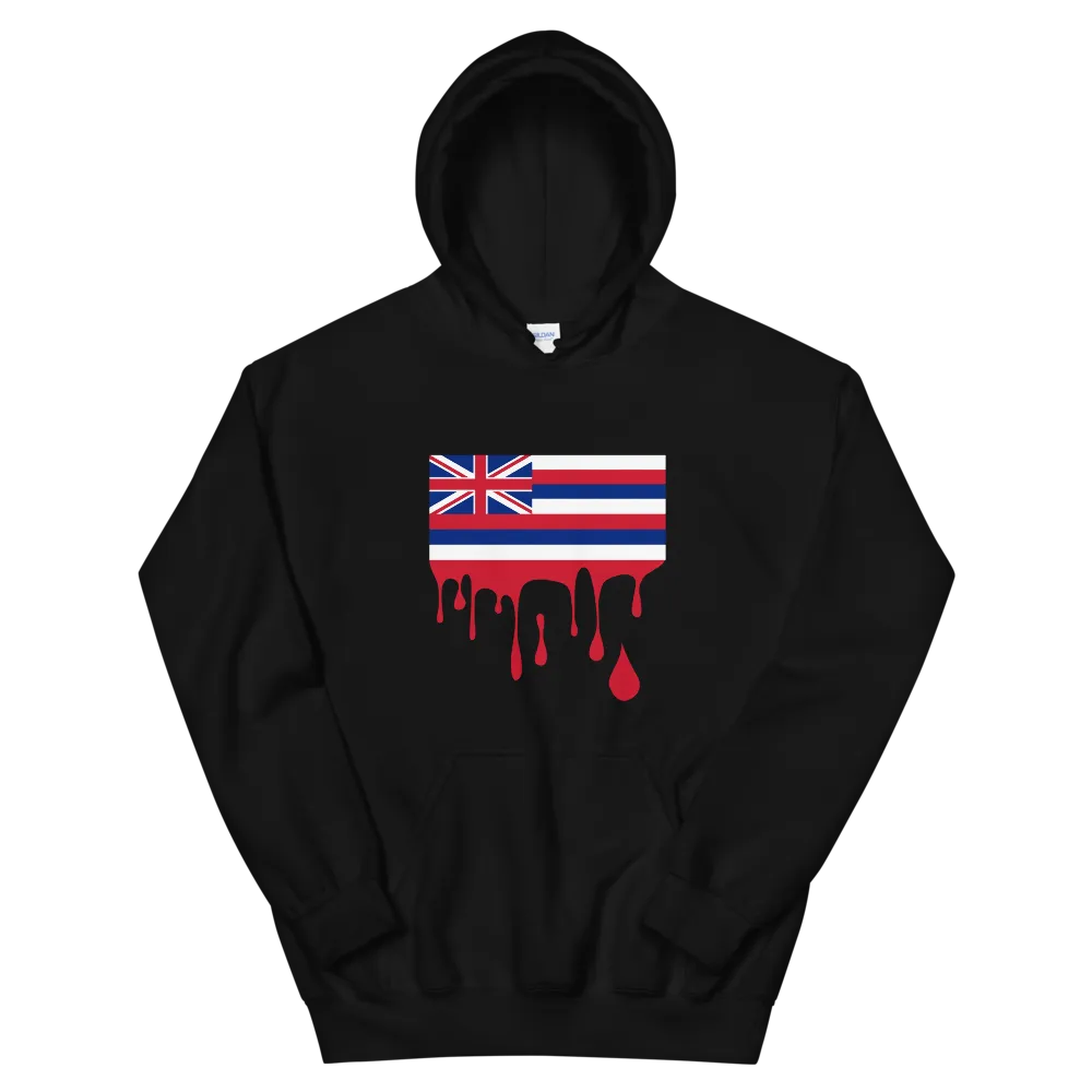 Drip Hawaii Union Jack - Flag Horizontal *ADULT HOODIE*