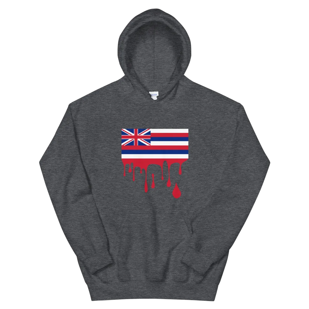 Drip Hawaii Union Jack - Flag Horizontal *ADULT HOODIE*
