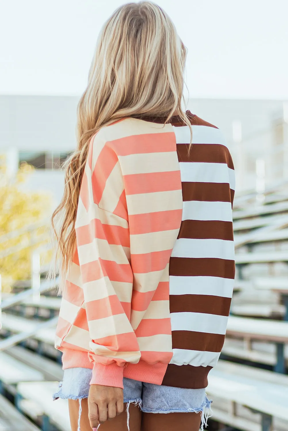 Drop Shoulder Pullover Sweatshirt