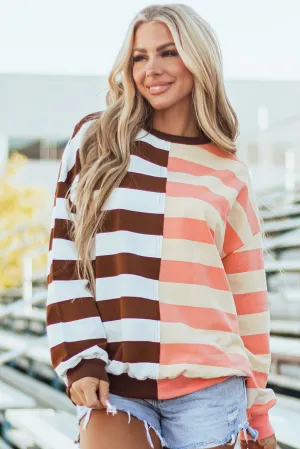 Drop Shoulder Pullover Sweatshirt