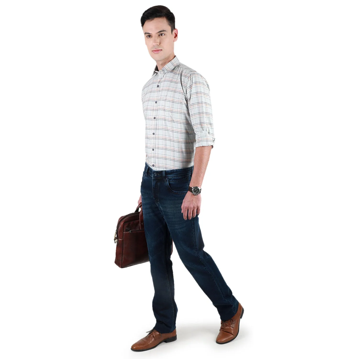 Duke Stardust Men Full Sleeve Cotton Shirt (SDO8CKOE)