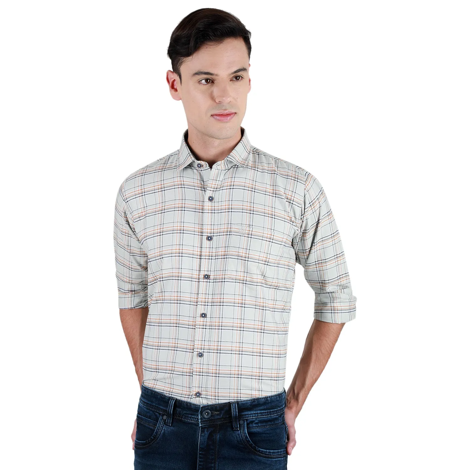 Duke Stardust Men Full Sleeve Cotton Shirt (SDO8CKOE)
