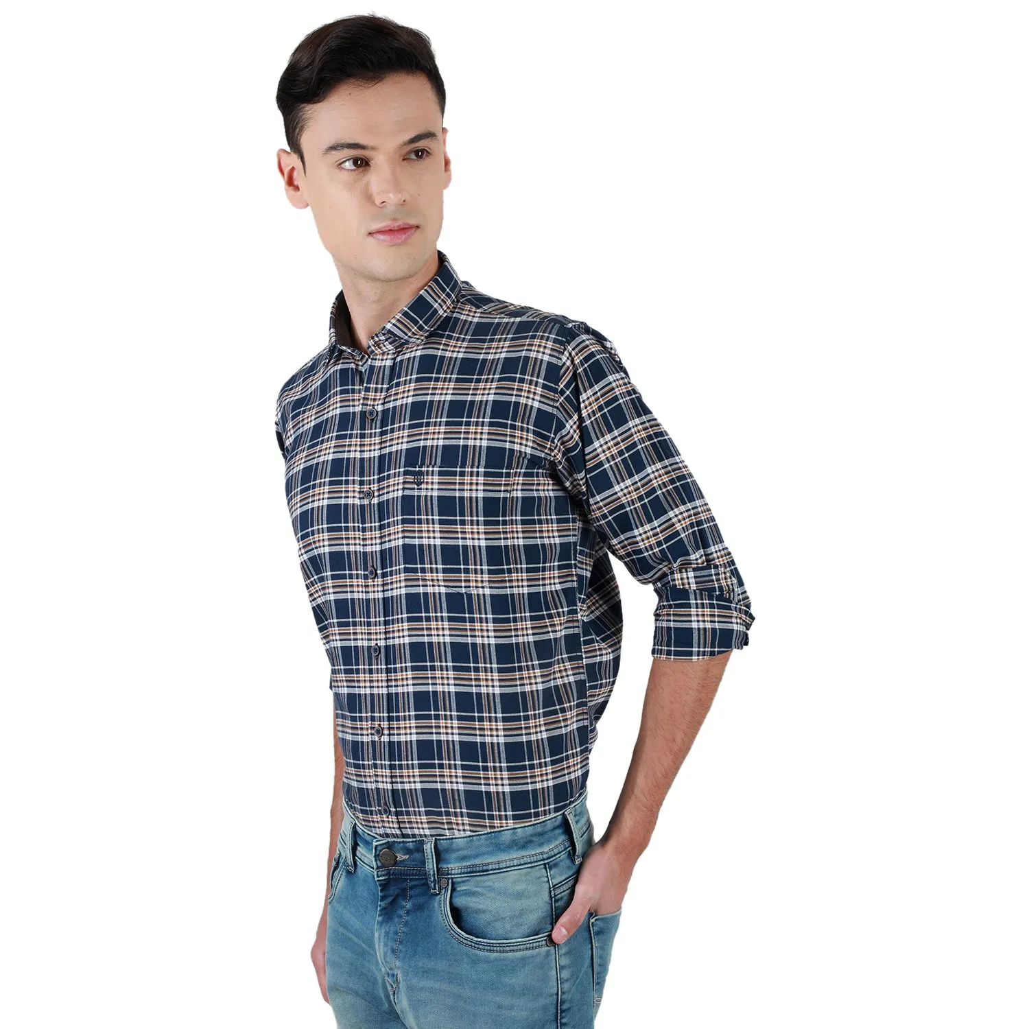 Duke Stardust Men Full Sleeve Cotton Shirt (SDO8CKOE)
