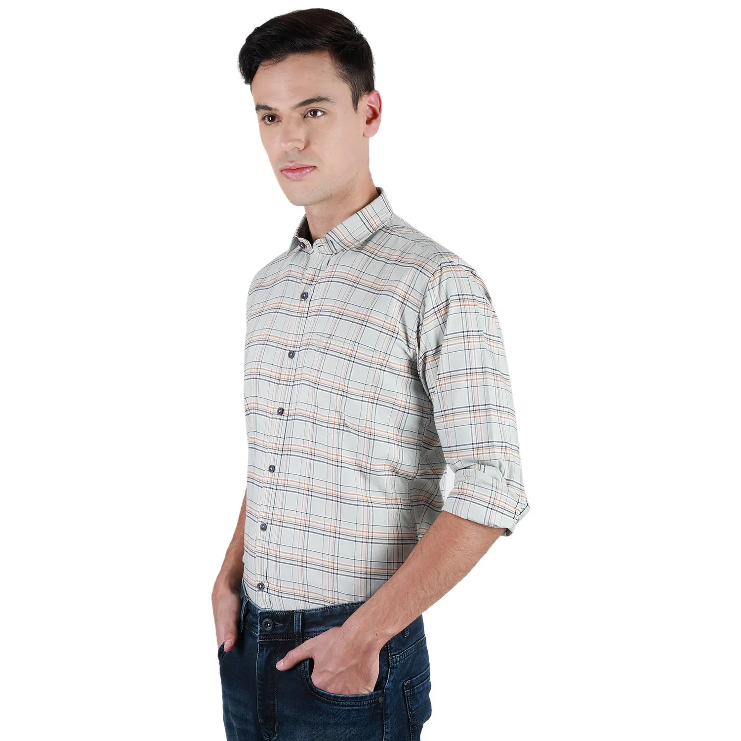 Duke Stardust Men Full Sleeve Cotton Shirt (SDO8CKOE)