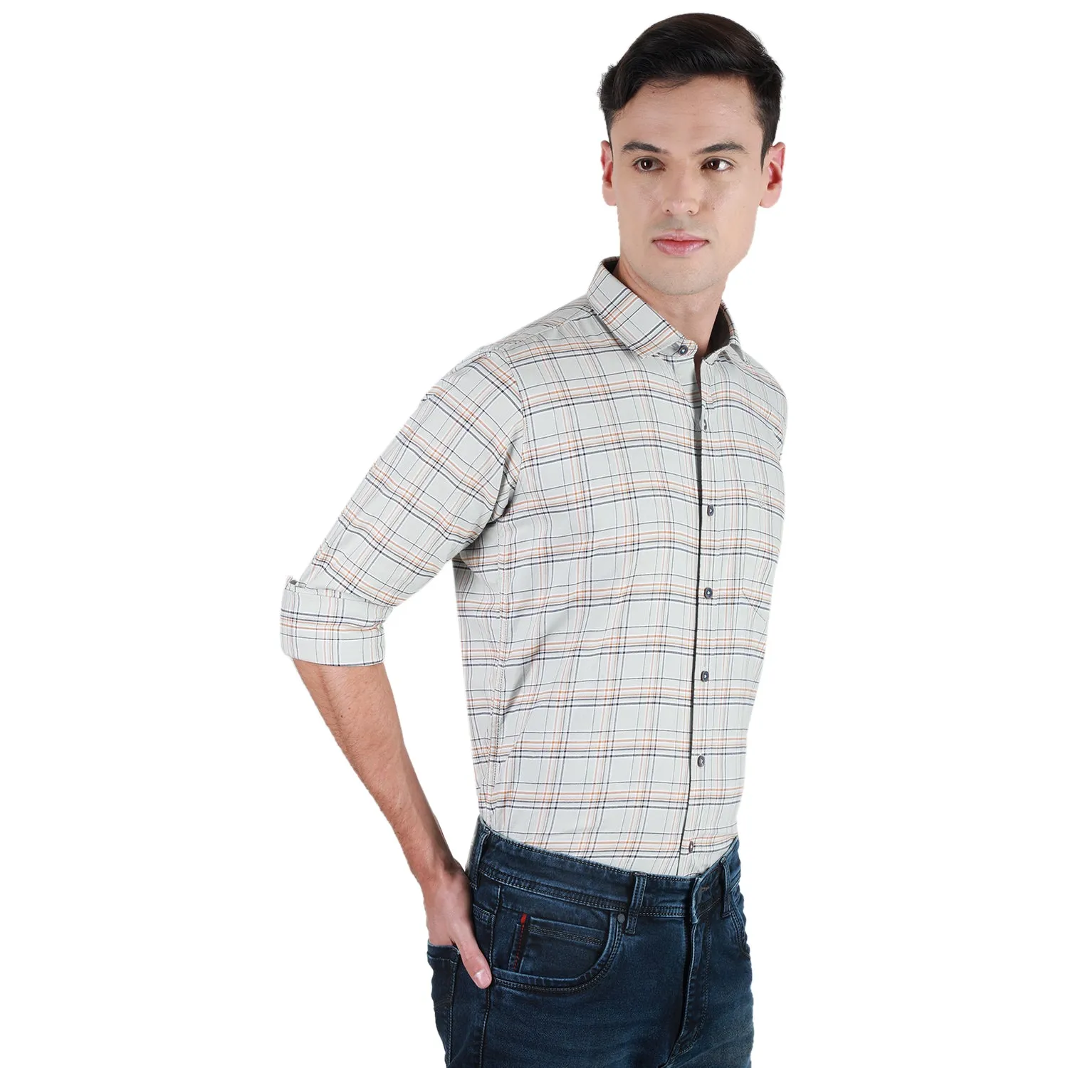 Duke Stardust Men Full Sleeve Cotton Shirt (SDO8CKOE)