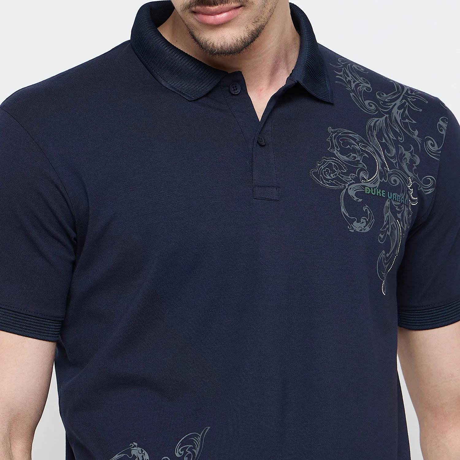 Duke Urban Men Half Sleeve Cotton Polo Tshirt (LF7306)