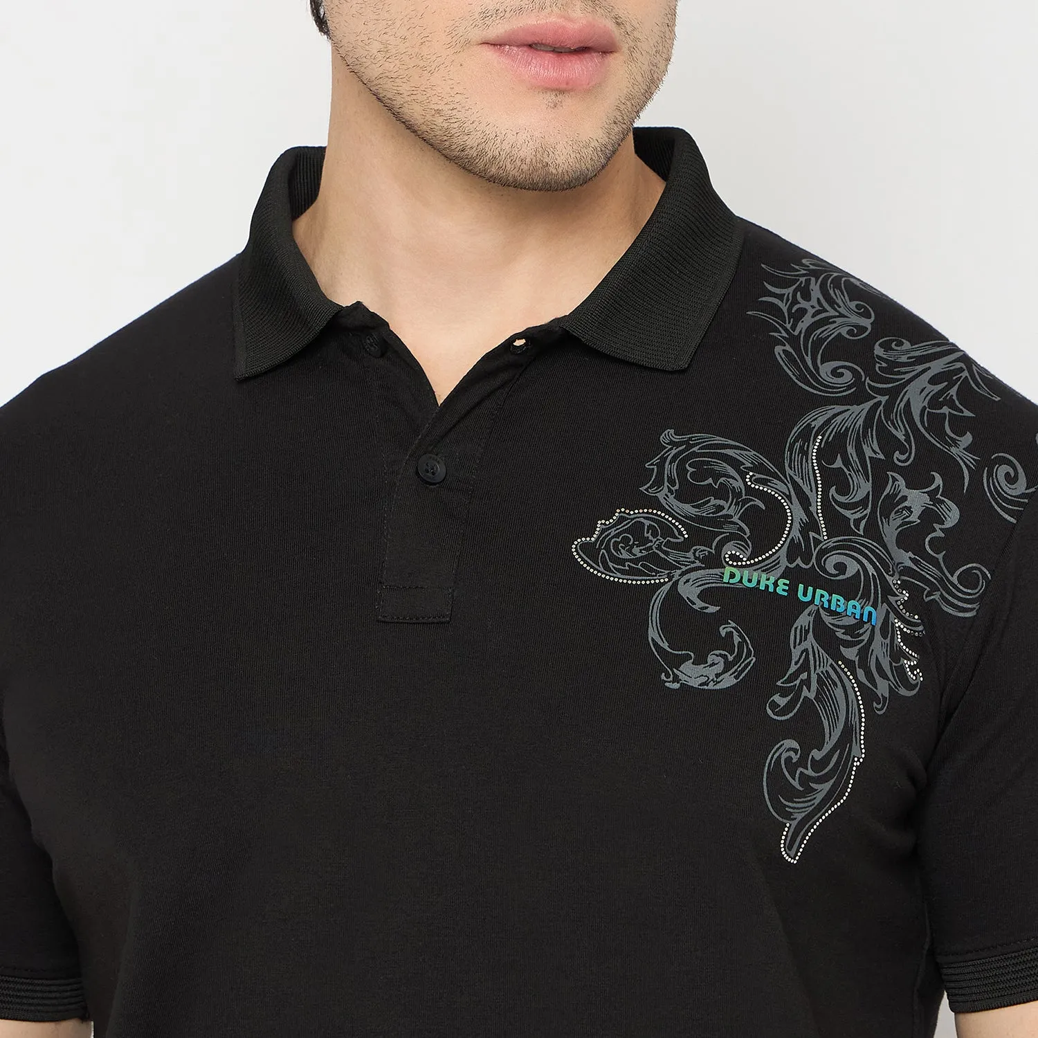 Duke Urban Men Half Sleeve Cotton Polo Tshirt (LF7306)
