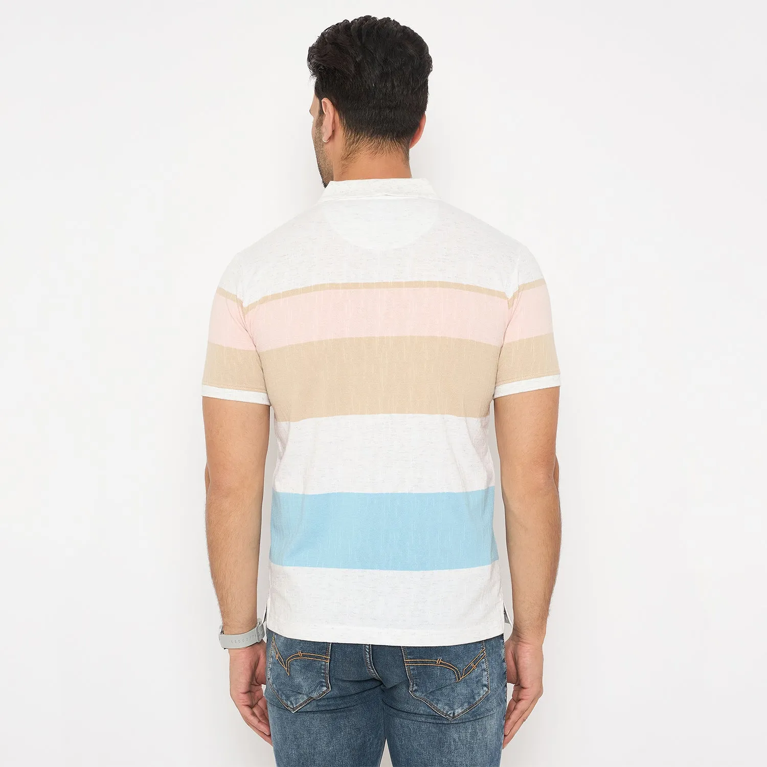 Duke Urban Men Half Sleeve Cotton Tshirt (LF7365)
