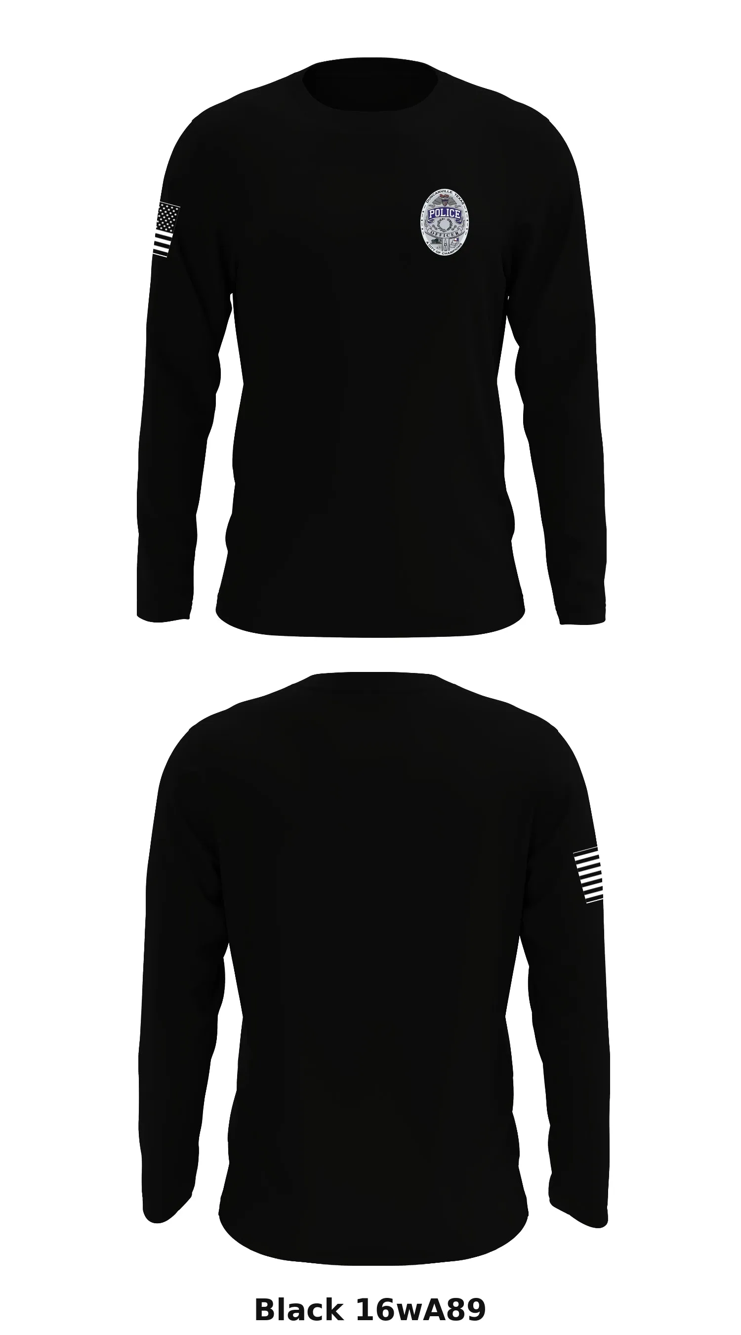 Duncanville  Store 1 Core Men's LS Performance Tee - 16wA89
