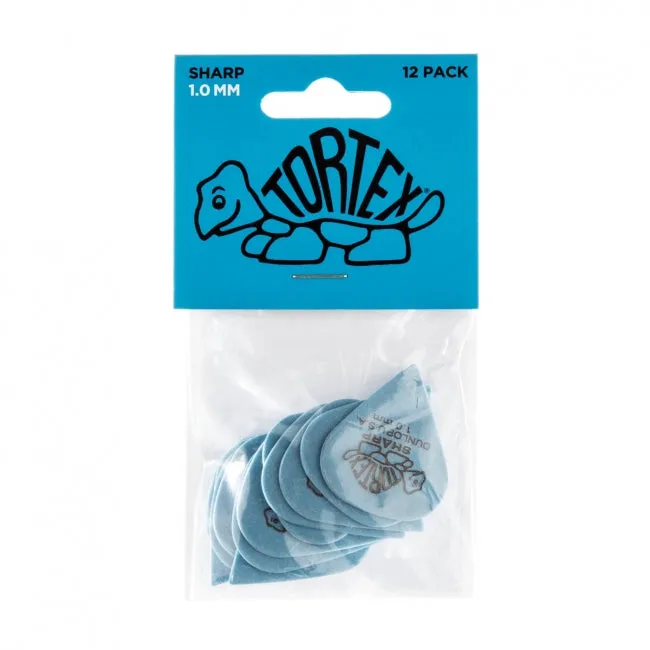 Dunlop Tortex Sharp -plektrat 1.00 mm, 12 kpl