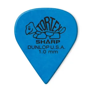 Dunlop Tortex Sharp -plektrat 1.00 mm, 12 kpl