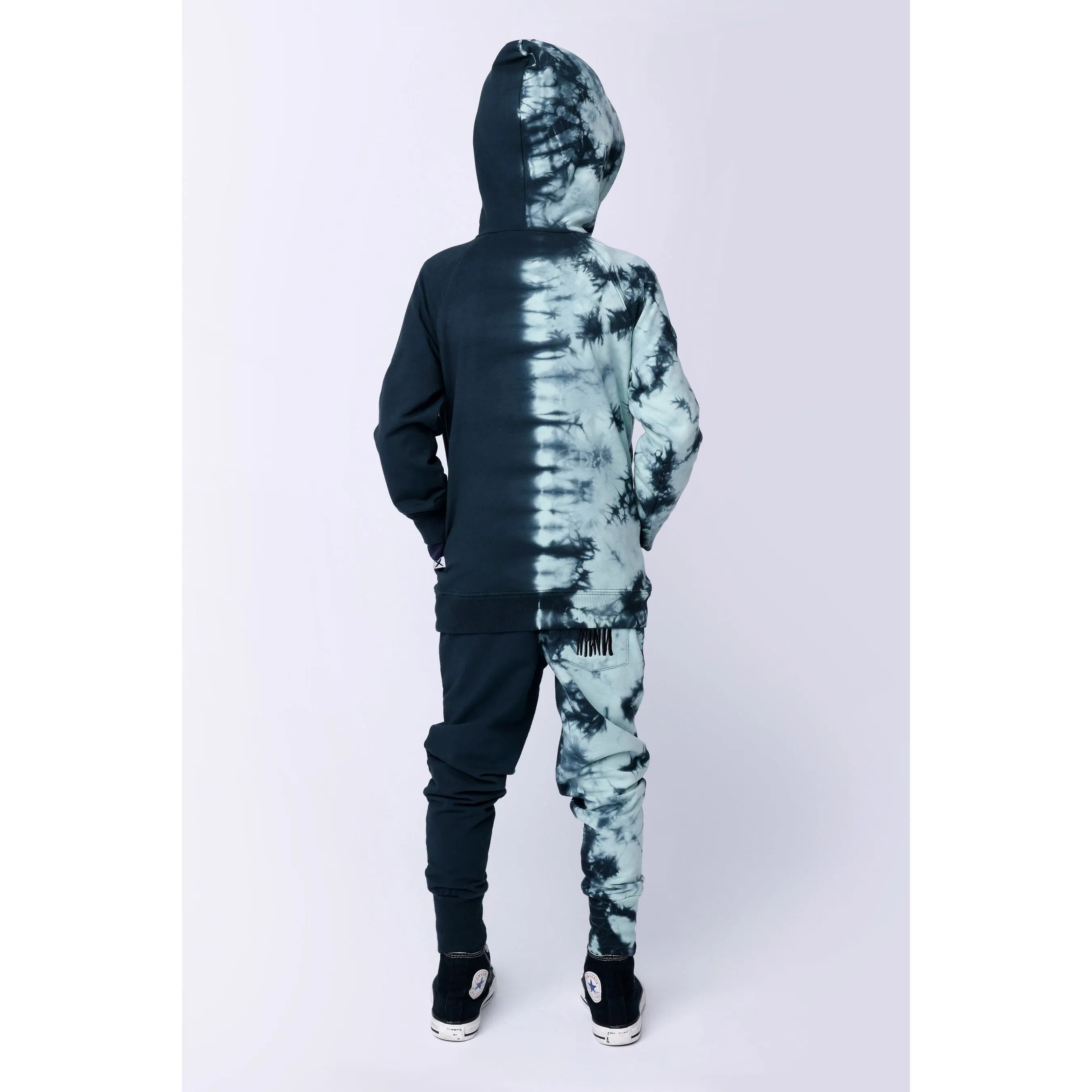Duo Tie Dye Hood - Forest