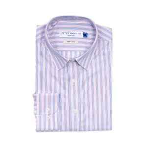 Easy Care Dress Shirt Standard Fit - Pink Stripe