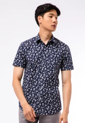 Easy Care Printed Short Sleeve Shirt