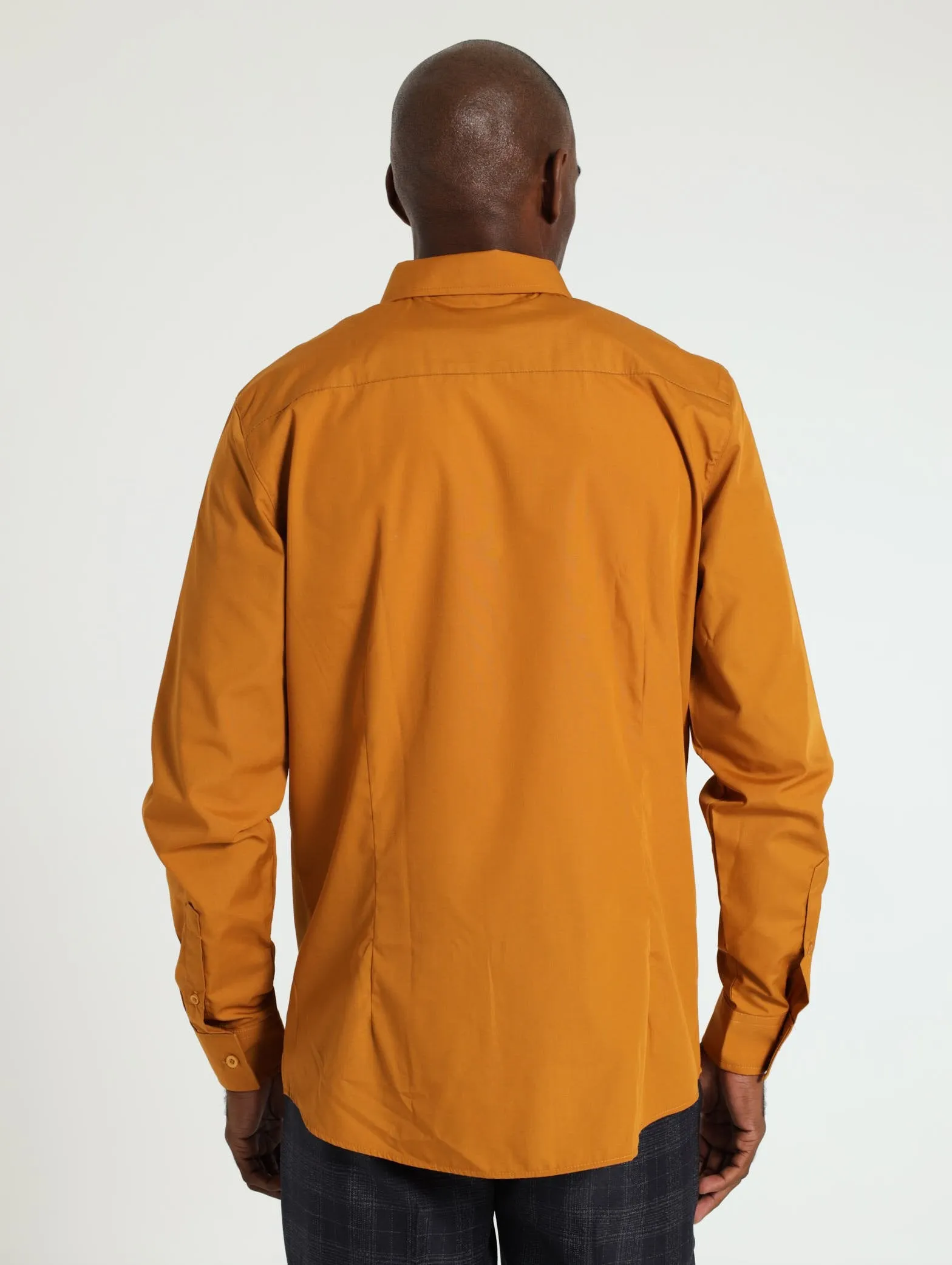 Easy Care Shirt - Mustard