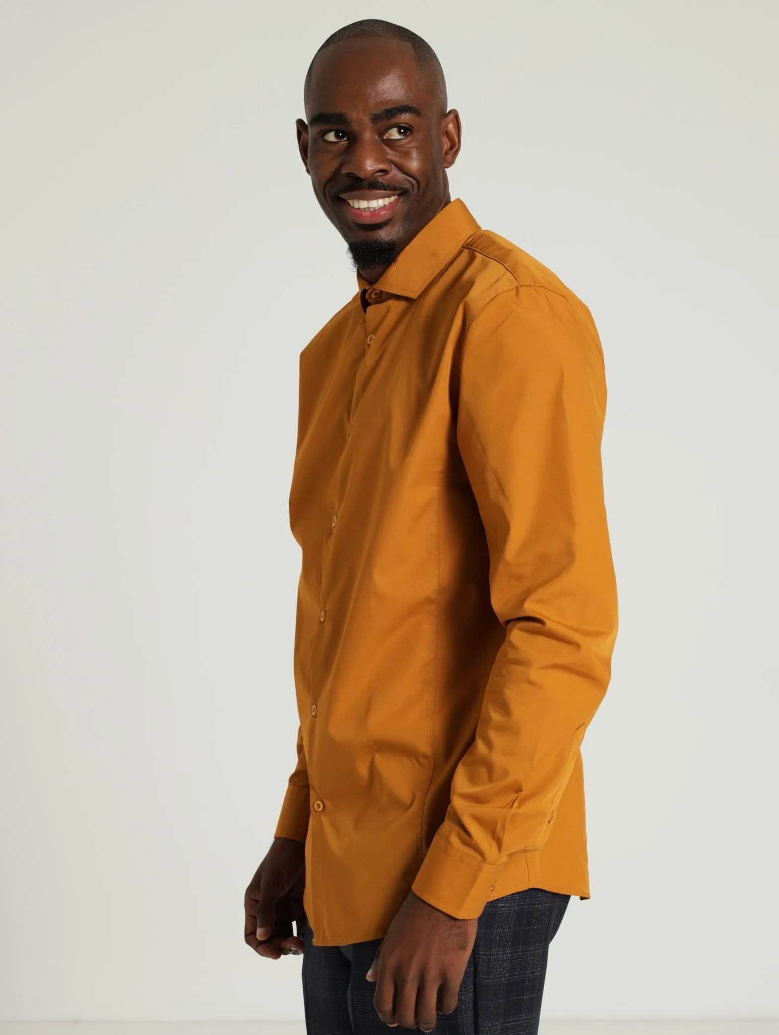 Easy Care Shirt - Mustard