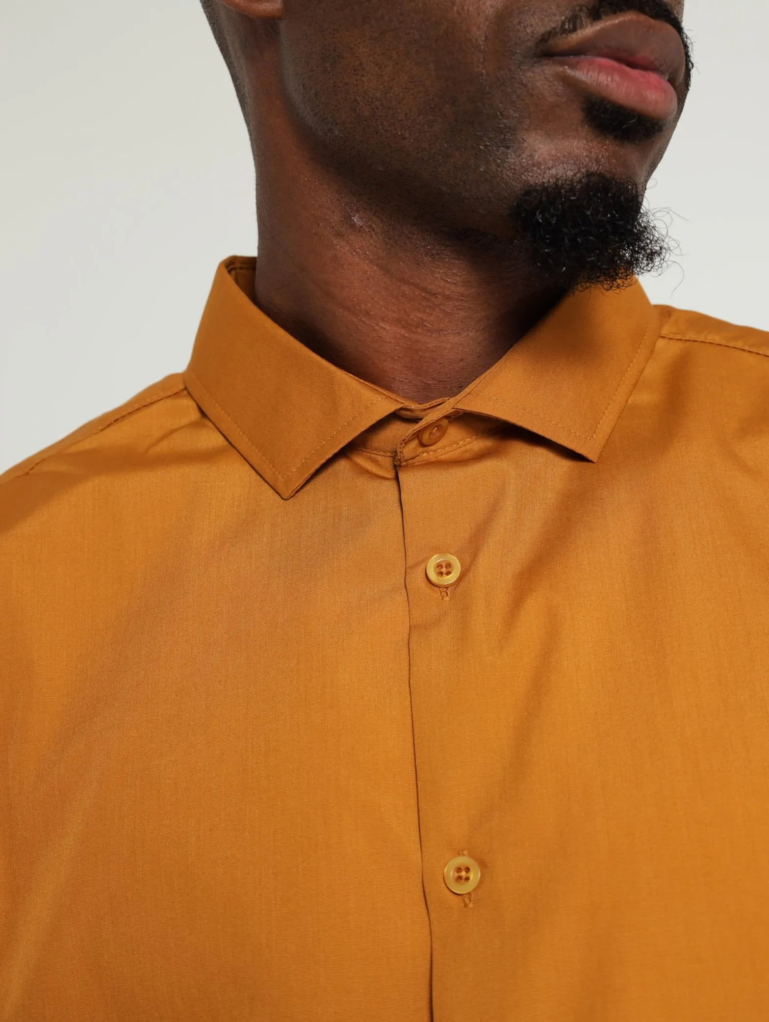 Easy Care Shirt - Mustard
