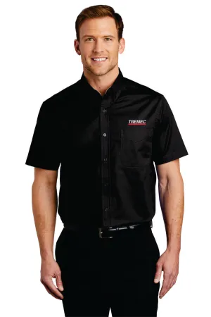 Easy Care Short Sleeve Shirts (Black, Grey, Red, and White)