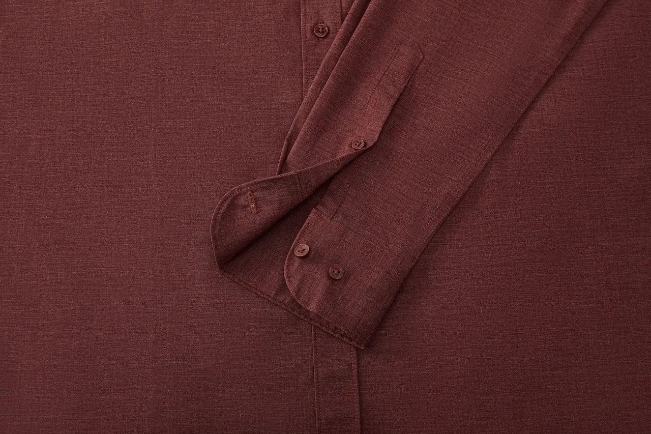 Easy Care Stretch Poplin Shirt in Smart Fit Classic Collar
