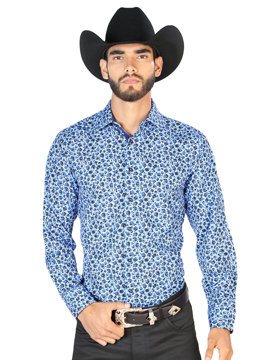 El General Mens Long Sleeve Shirt (Light Blue)
