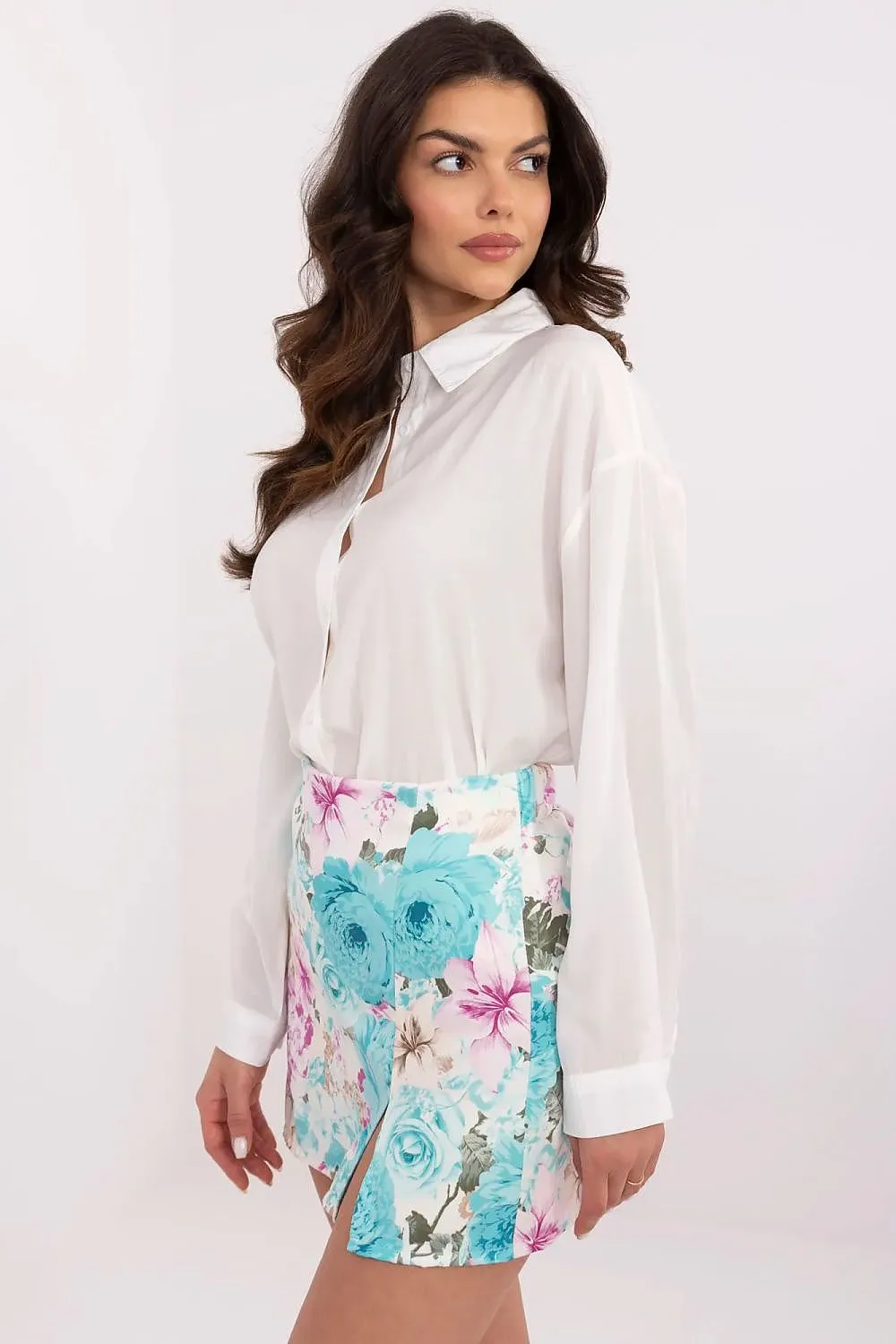 Elegant floral pattern stylish skorts