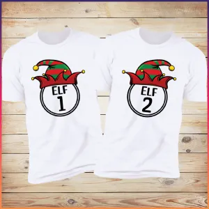Elf 1 & Elf 2 | Deluxe White Tees