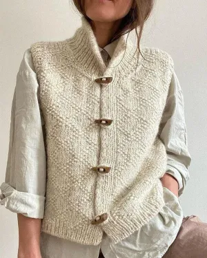 Elke - Elegant Sleeveless Cardigan