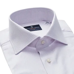 Emanuel Berg Light Pink and Blue Check Dress Shirt