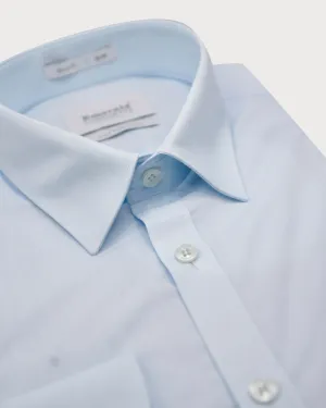 Emerald Corporate Plain Slim Fit-Baby Blue