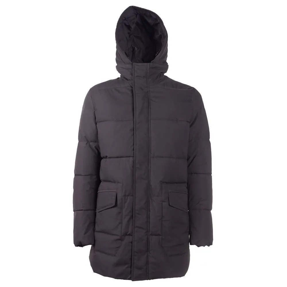 Emilio Romanelli Black Polyester Men Jacket