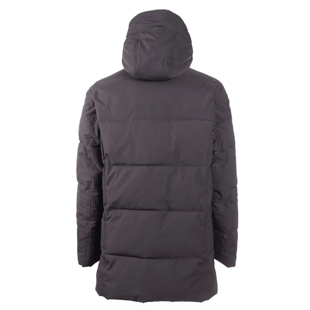 Emilio Romanelli Black Polyester Men Jacket