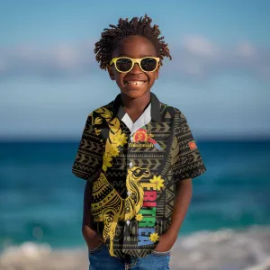 Enkutatash Eritrea New Year Kid Hawaiian Shirt Eritrean Camel African Pattern LT01