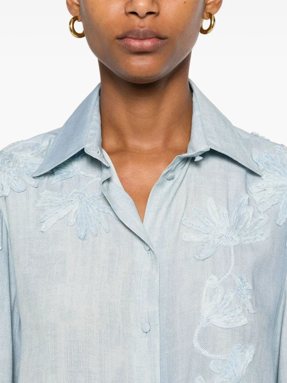 Ermanno Scervino Shirts Clear Blue