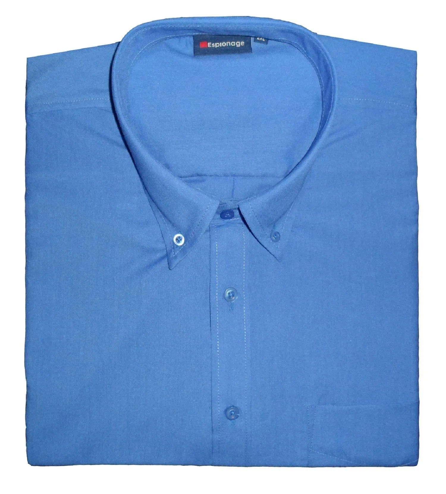 ESPIONAGE EASY CARE LONG SLEEVE BUTTON DOWN COLLAR SHIRTS SIZE 2XL TO 8X  Multiple Options