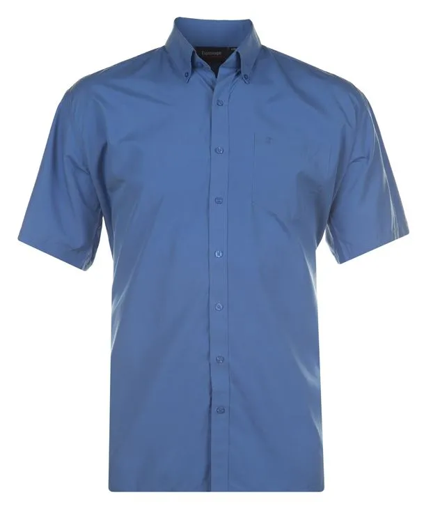 Espionage Mens Easy Care Poly Viscose SS Shirts in Size 2XL-8XL, Multi Options