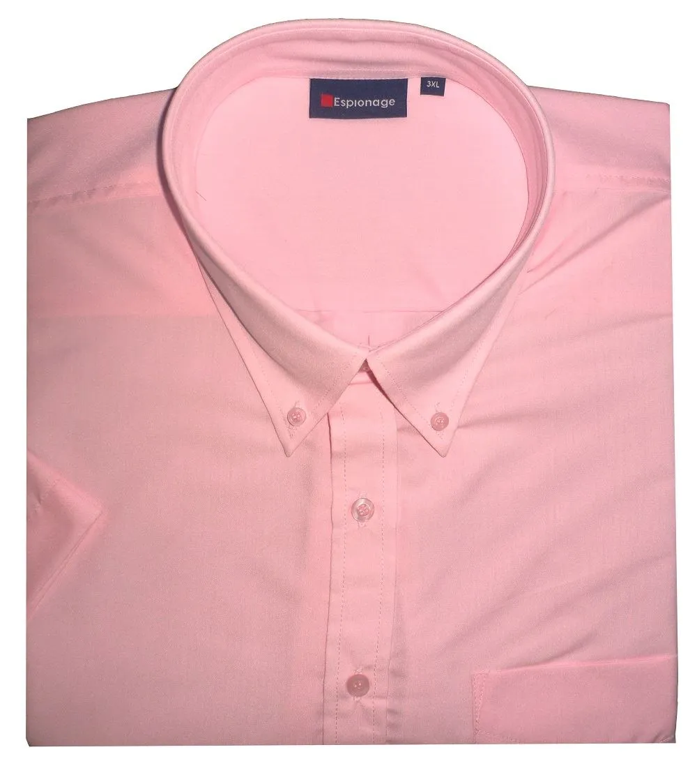 Espionage Mens Easy Care Poly Viscose SS Shirts in Size 2XL-8XL, Multi Options