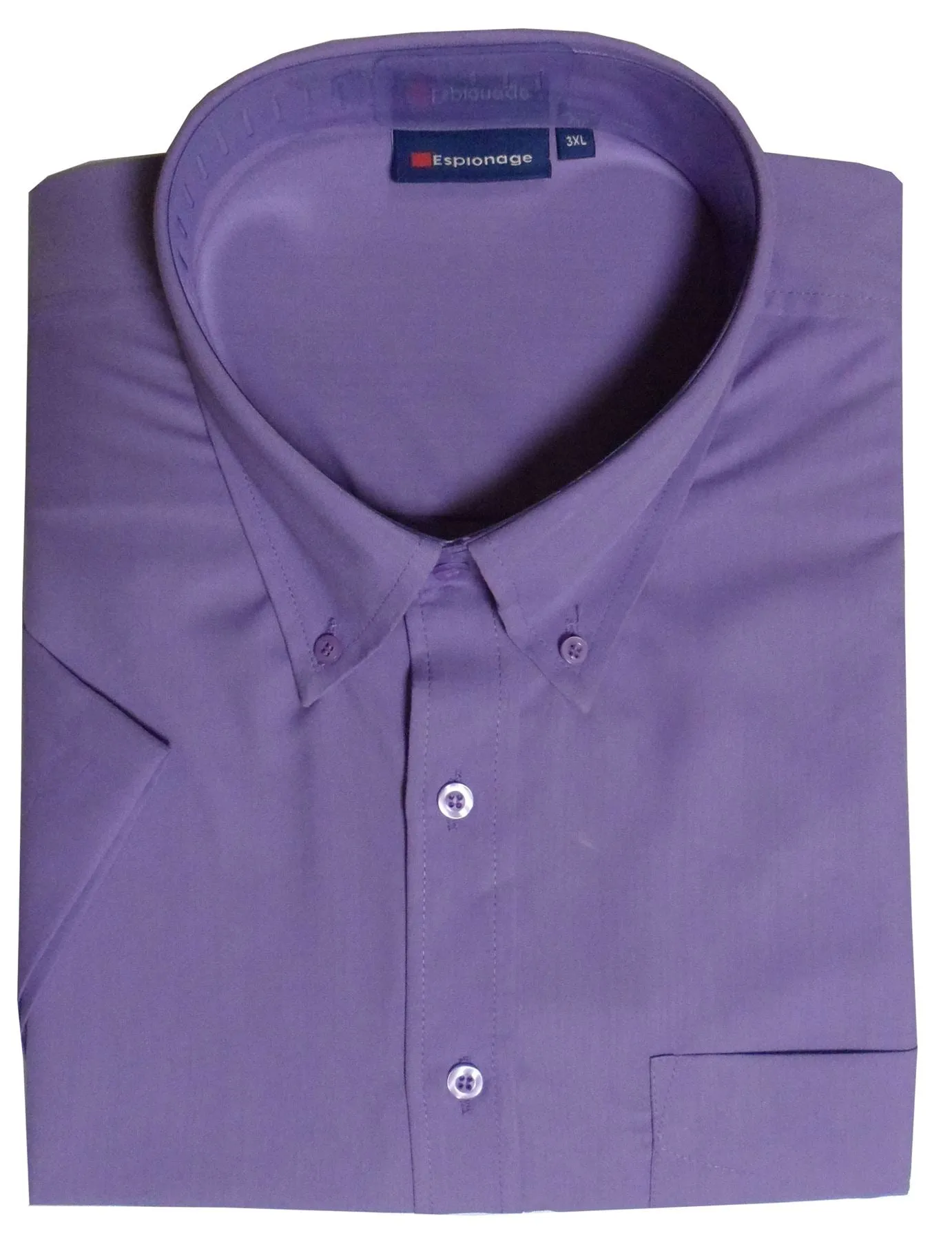 Espionage Mens Easy Care Poly Viscose SS Shirts in Size 2XL-8XL, Multi Options