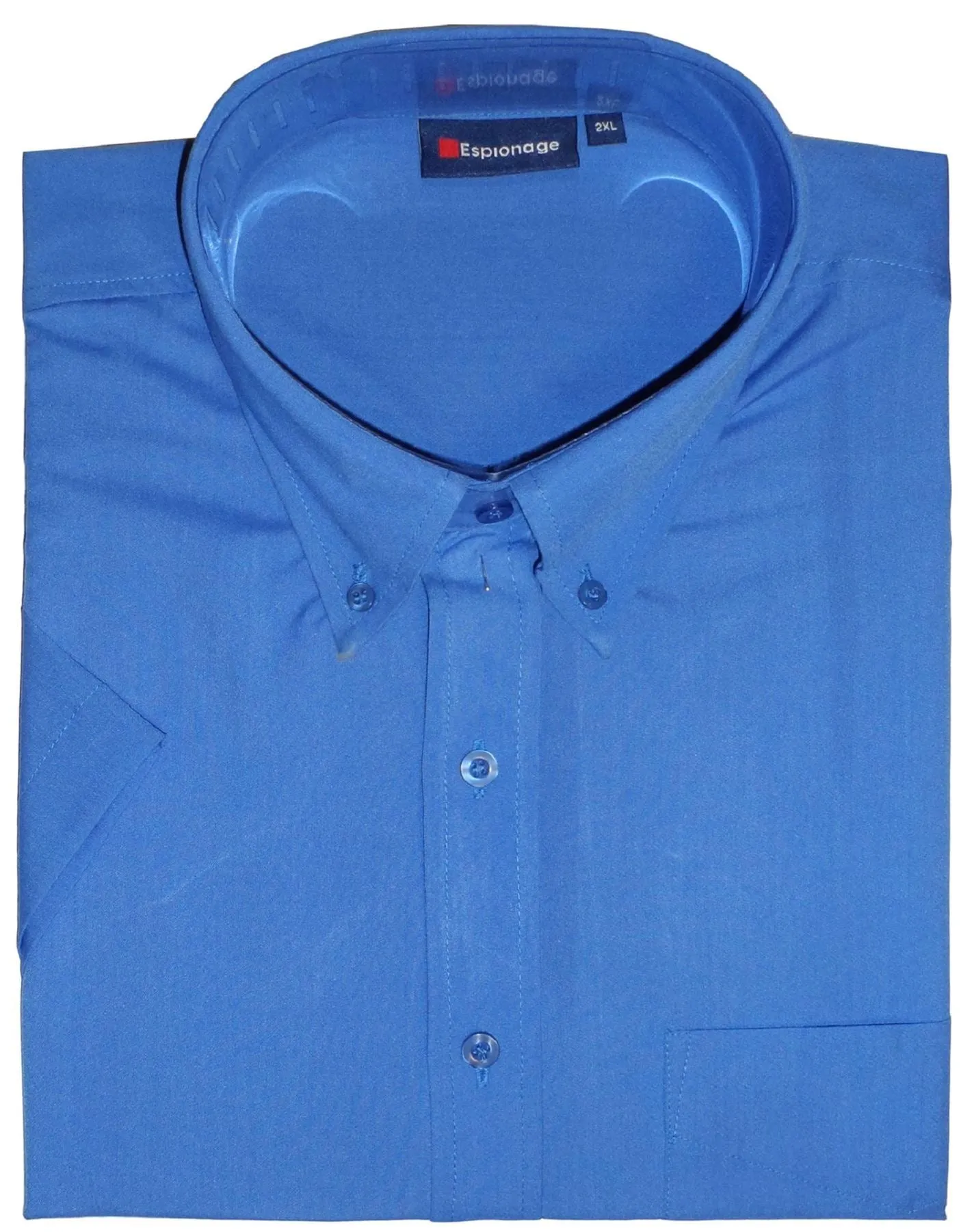 Espionage Mens Easy Care Poly Viscose SS Shirts in Size 2XL-8XL, Multi Options