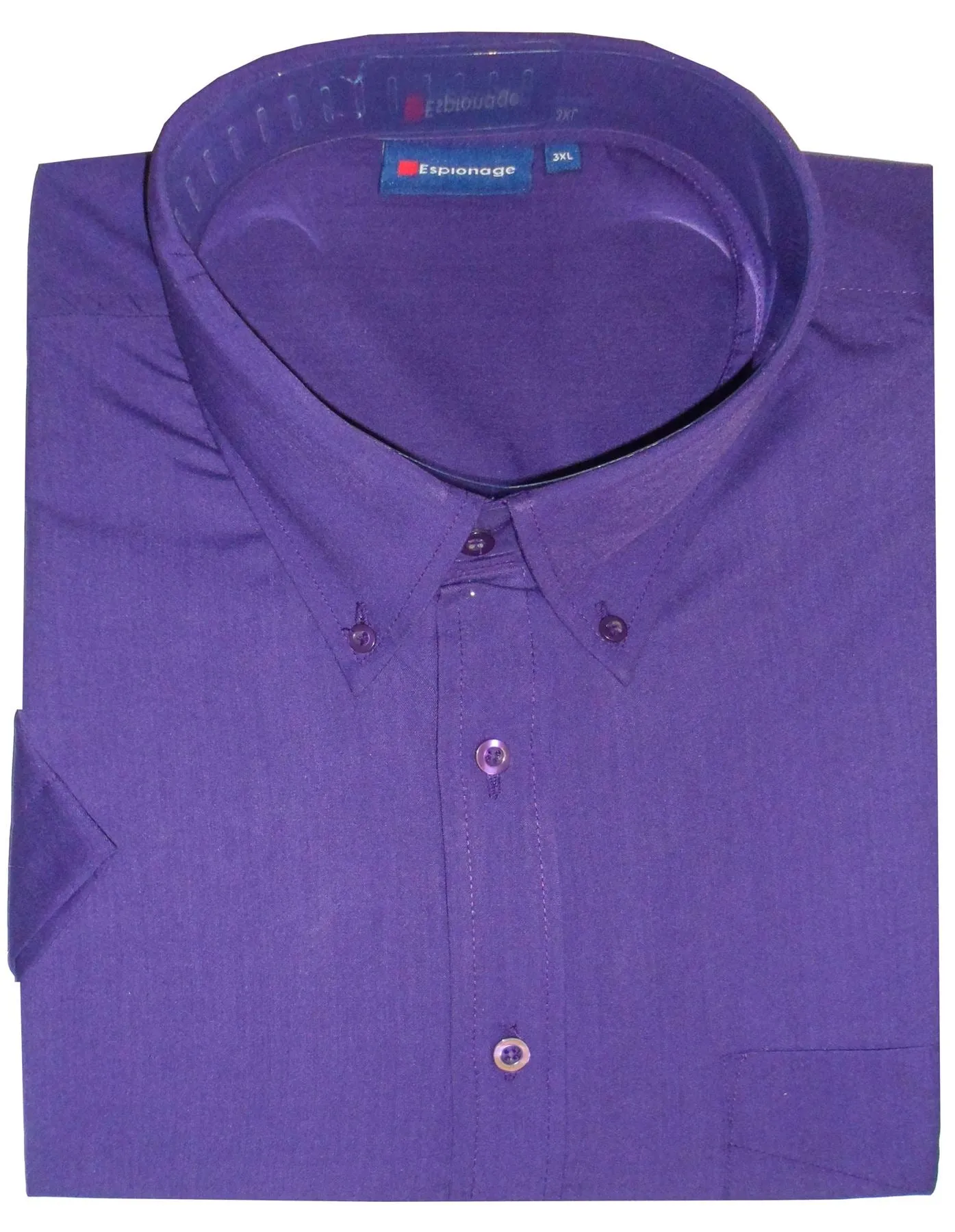 Espionage Mens Easy Care Poly Viscose SS Shirts in Size 2XL-8XL, Multi Options
