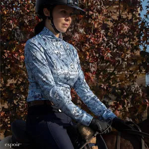 Espoir Sky Blue Carnival Quarter Zip Shirt