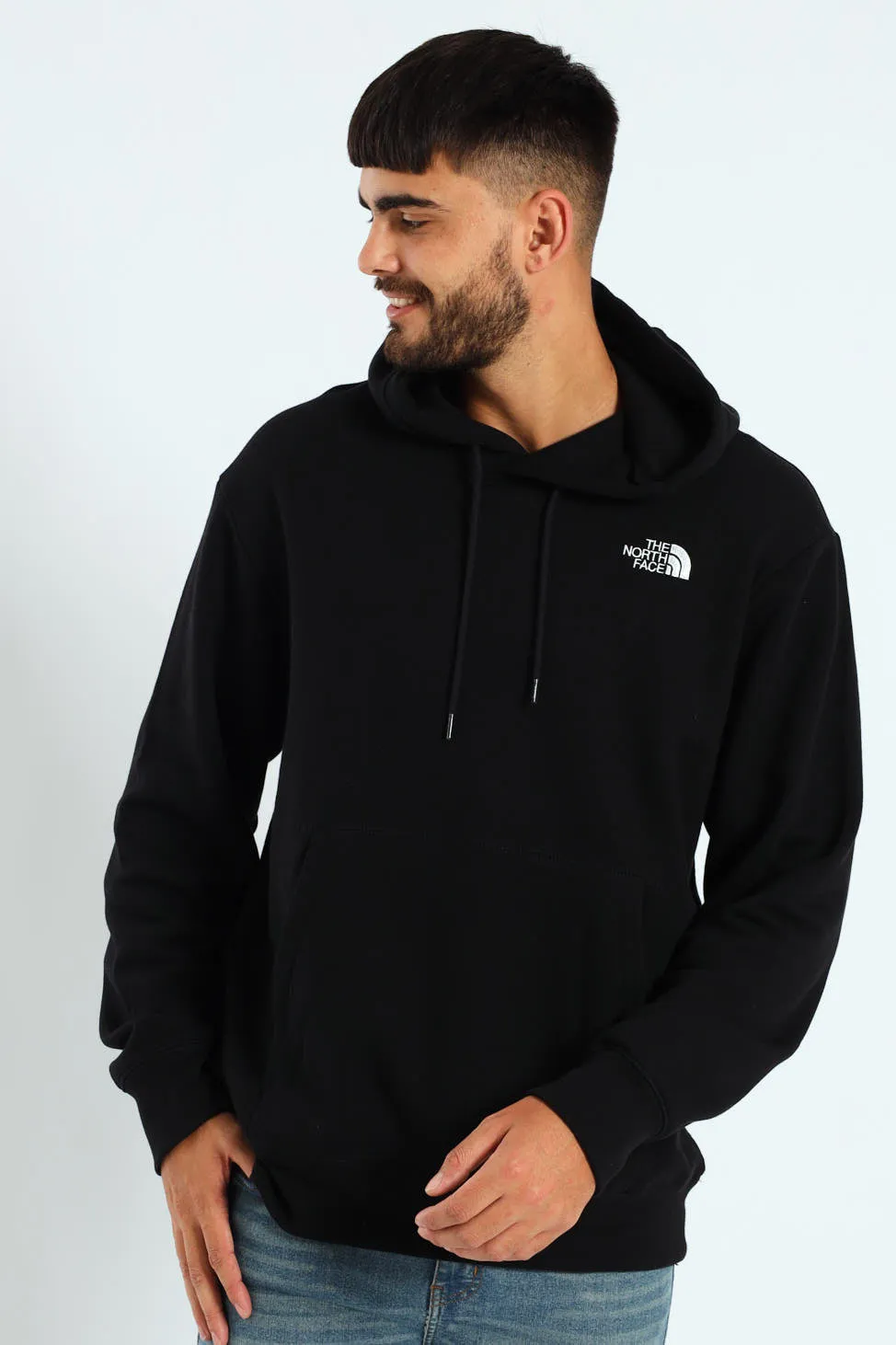 Essential Relaxed Hoodie - Black