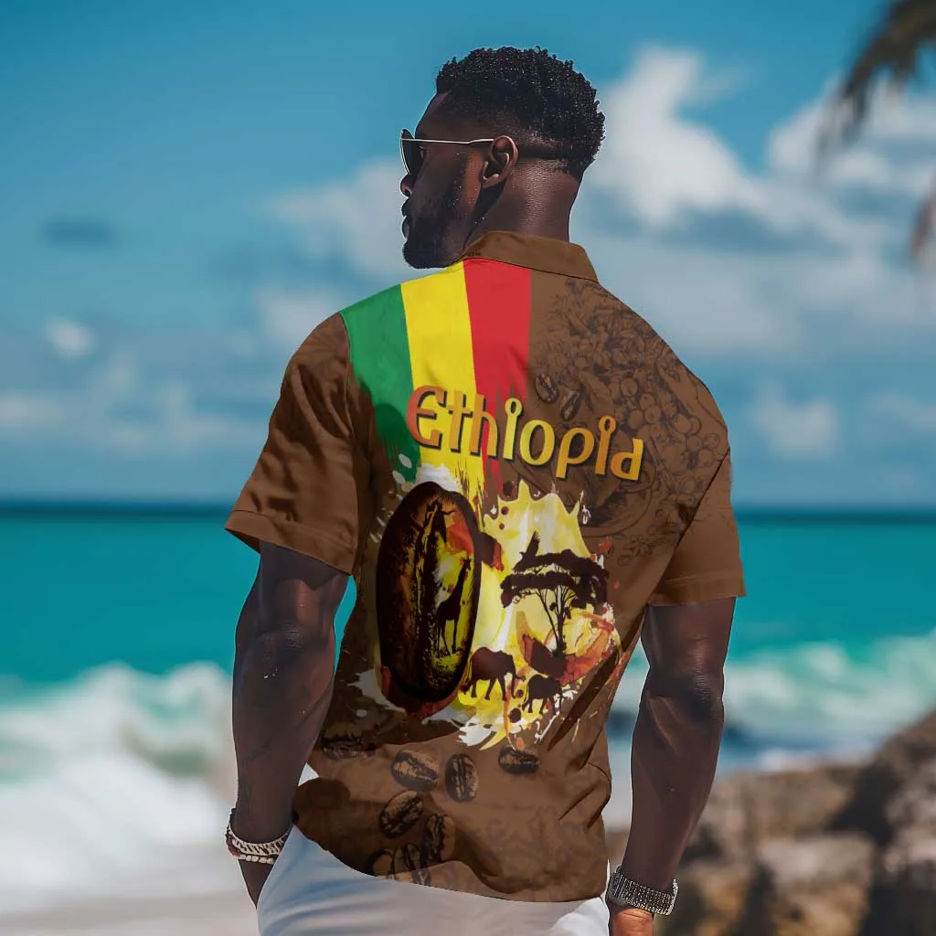 Ethiopia's Pride - Coffee Culture Hawaiian Shirt LT03
