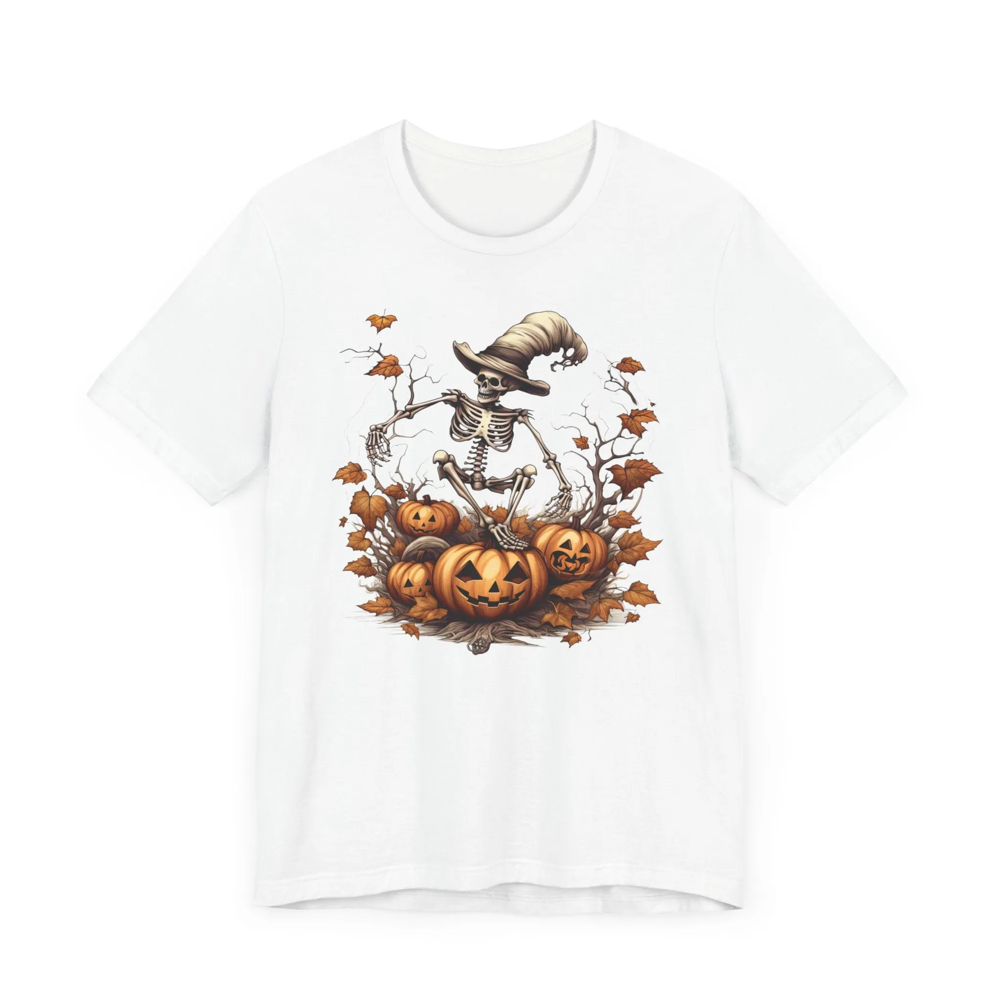 Fall Skeleton 3 Unisex Jersey Short Sleeve Tee