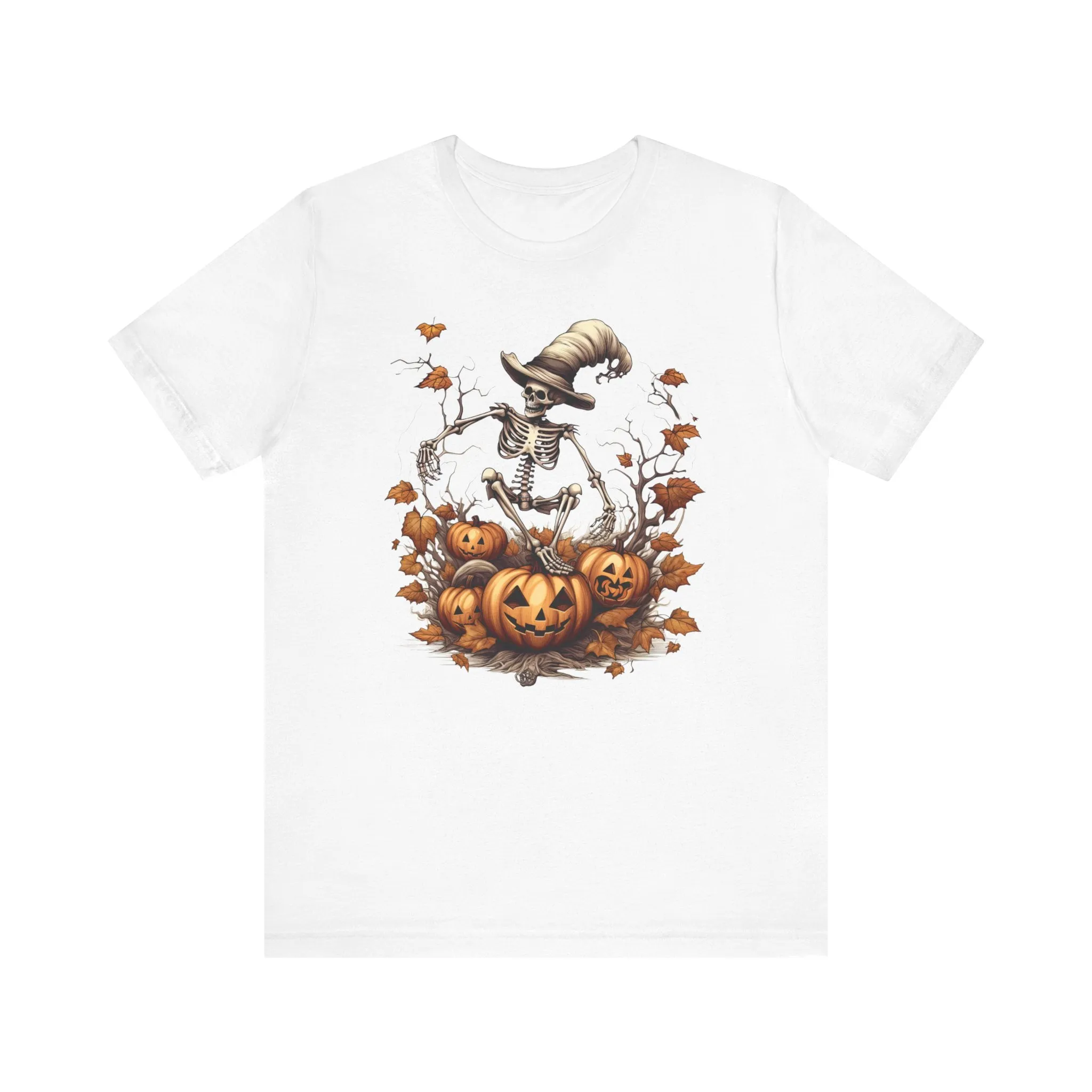 Fall Skeleton 3 Unisex Jersey Short Sleeve Tee
